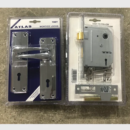 ATLAS 687 Mortice Lock With Handles 5 Levers