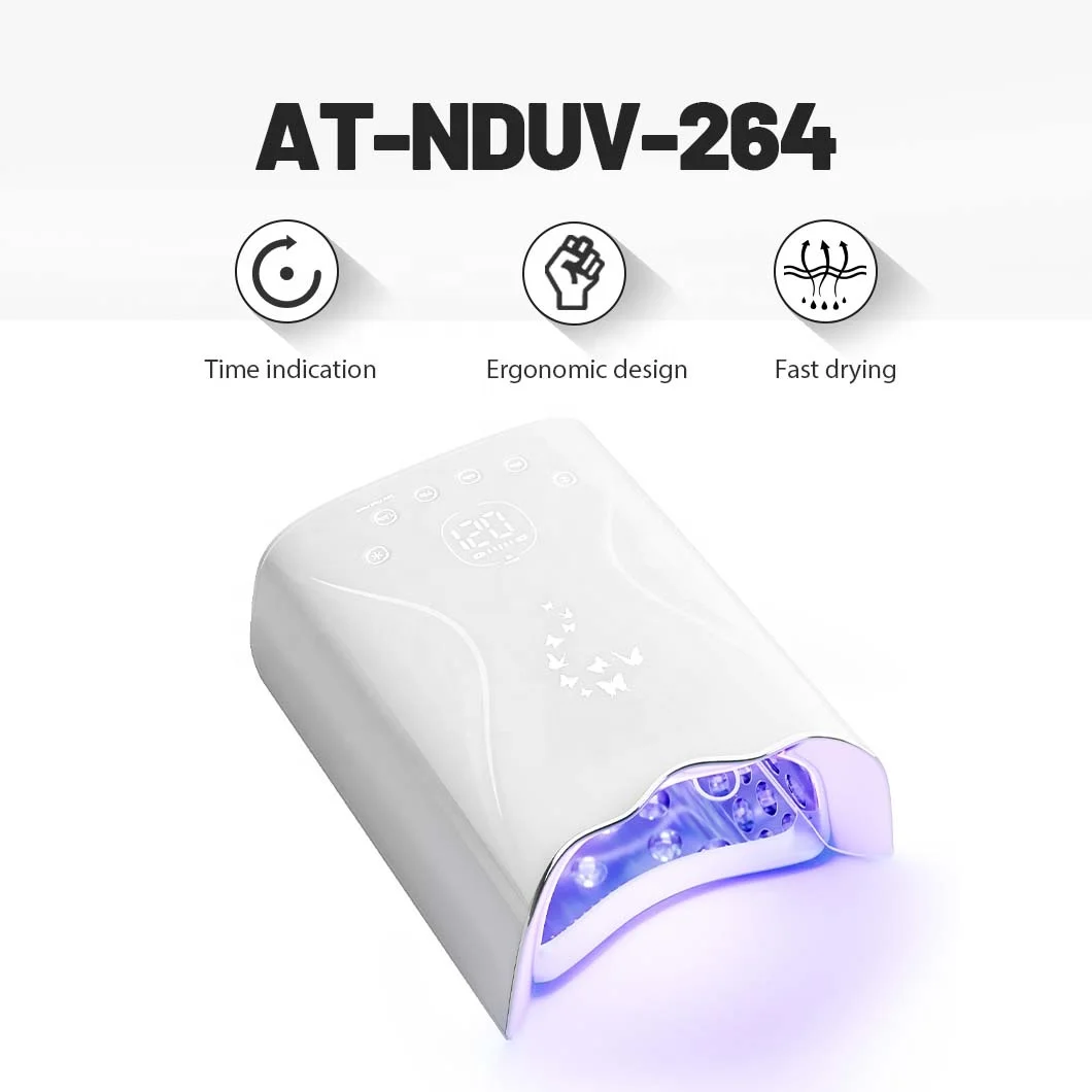 OEM High Power 115W Professional Nail Polish Gel Dryer Fast Curing Ultraviolet Light Rechargeable Nail Salon UV LED Lamp supplier