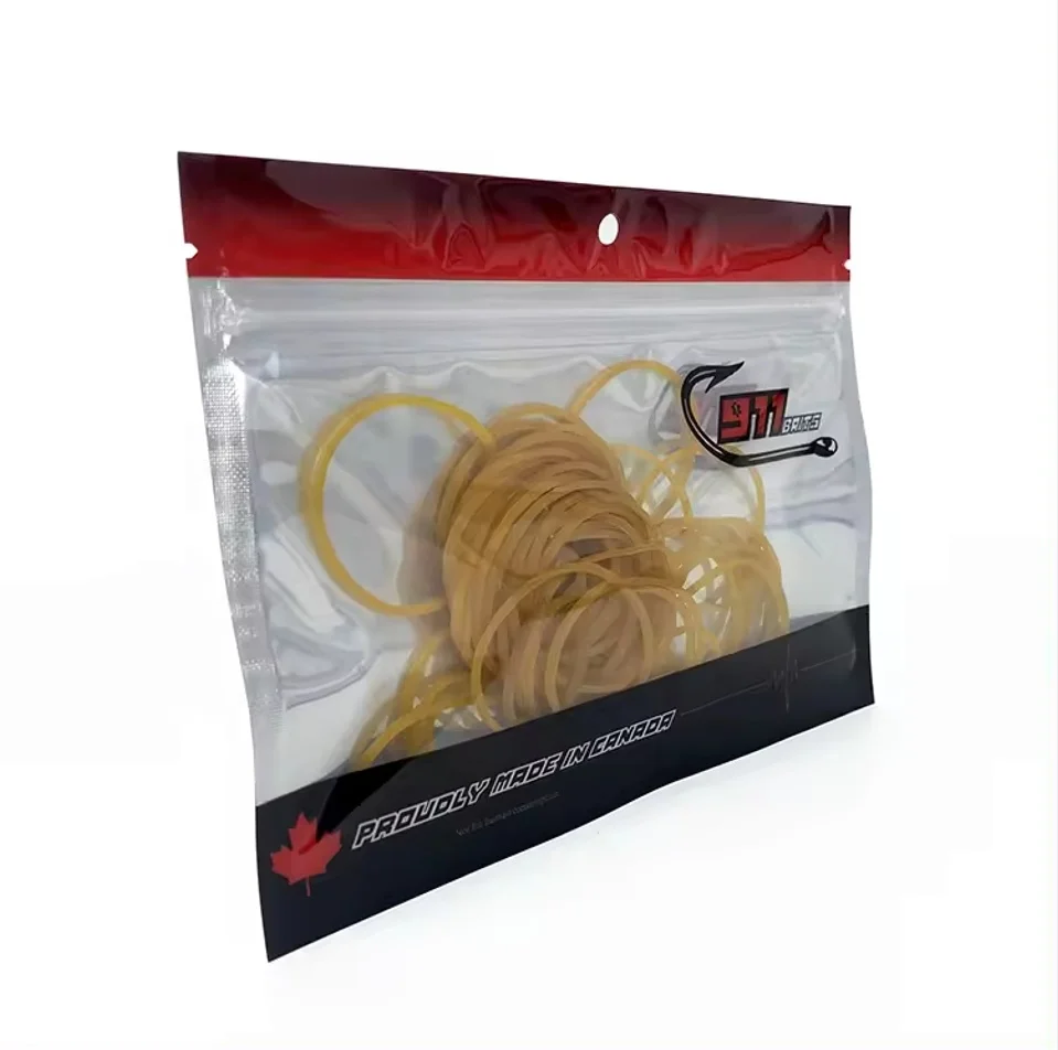 Oem Resealable Soft Plastic Transparent Fishing Worm Bait Lure Custom Zipper Bag For Fish Hook ...