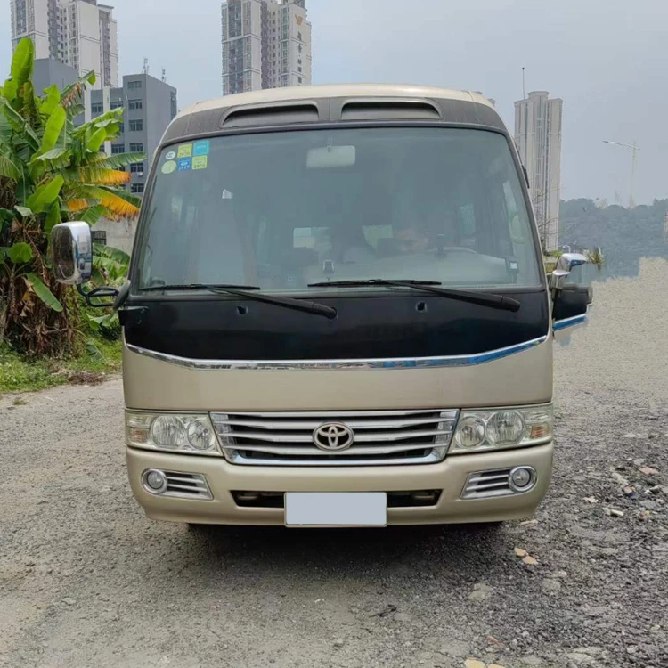 Автобусная подставка для автобуса Toyota 30 мест с кожаными сиденьями дизельным двигателем подходит школьного по низкой