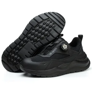 Cross-border Labor Protection Low Mesh Upper Men's Anti-smashing Anti-puncture Wear-resistant Steel Toe Safety Shoes