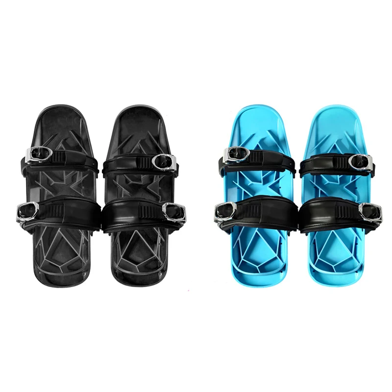
 1Pair Mini Ski Skates Snow Walking Shoes Snowblades High Quality Adjustable Bindings Portable Skiing Snow Shoes Hiking  