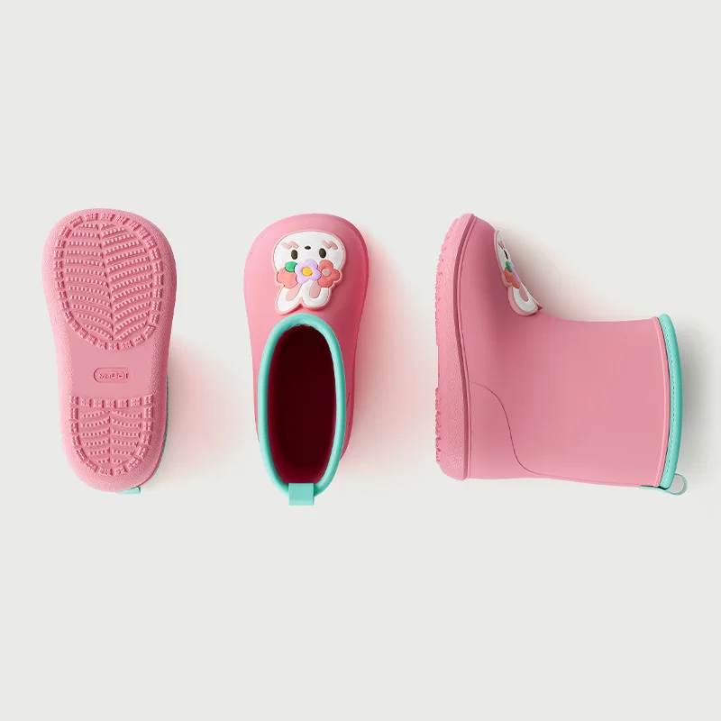 Веселый Марио 2022 новый стиль безопасные дождевые сапоги для детей Детские Водонепроницаемые ботинки мальчиков и девочек декоративные с принтом