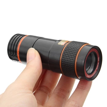 HD 12x Optical Zoom Camera Telescope Lens With Clip For SmartPhone Universal lens DSLR Universal Product Mobile Phone