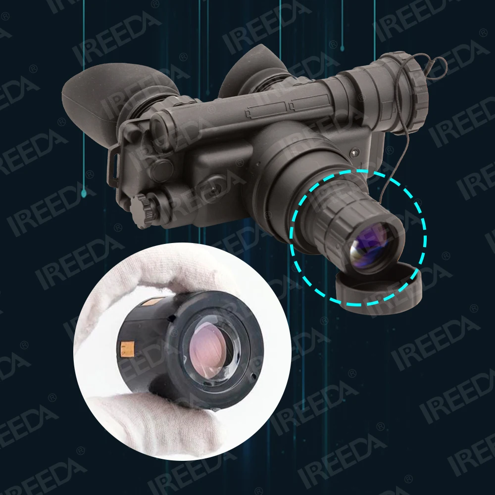 IREEDA Russian Gen2+/Gen3 Hunting PVS7 Nvg Helmet with MX10130 43x22.5mm Green/White Image Intensifier Tube Night Vision Goggles