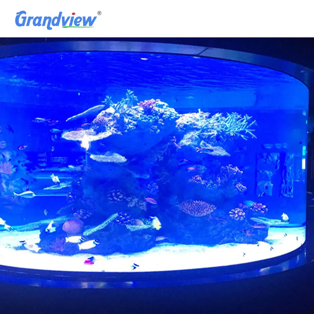 大型プラスチック水槽 青 大型アクリル水槽 黒・青1200×600×450 1200×