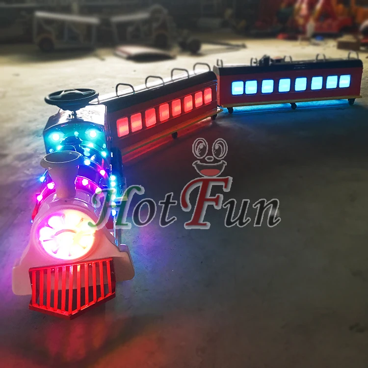 Modern Mini Train with Track Ride on Train for Children Adults Tourist Train Rides