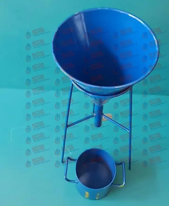 Bulk Density of Cement Bulk Sand Stone Funnel Aggregate Funnel