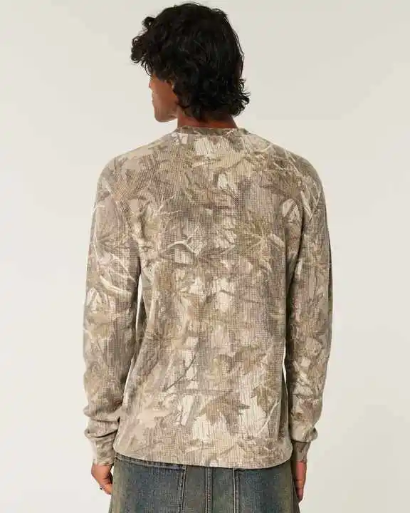 Custom Real Tree Print Hunting Clothing Hiking Camping Short Sleeves t Shirts Graphic Long-sleeve Camoflouge Waffle Crew T-shirt