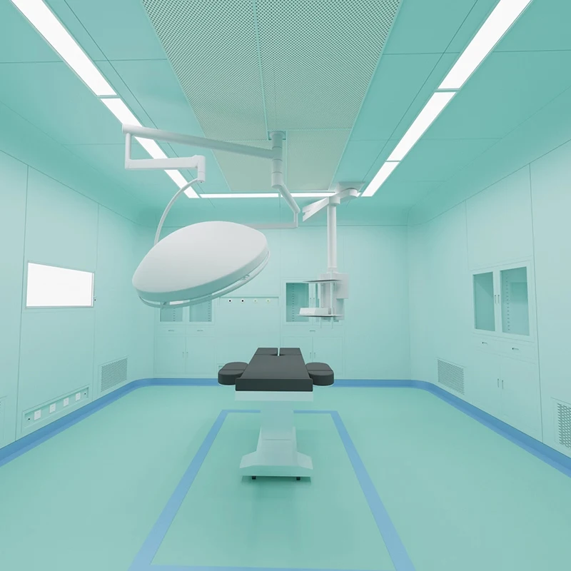 HUAAO Modular Cleanroom One-Stop Customized Solution for Modern Hospital Operating Theaters with Eco-Friendly Fireproof Features