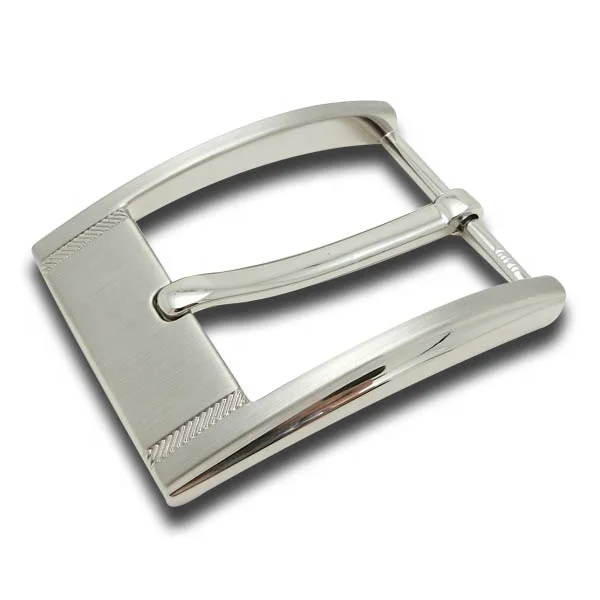 DK-9482-40 высокостойкая к окислению пряжка для ремня индивидуальный дизайн прочная никелевая атласная отделка Пряжка мужчин