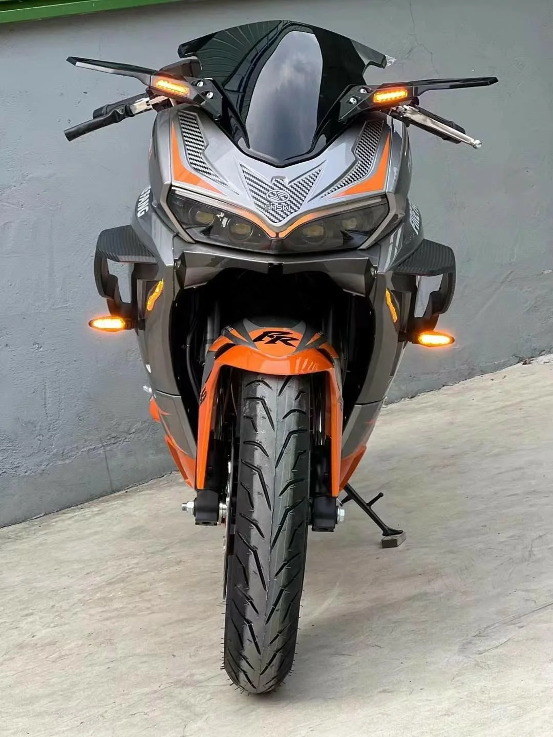 Euro 5 Motorcycle Water Cooling Double Cylinder 400CC Engine EFI ABS  Off Road Racing Motorcycle with TFT Speedometer