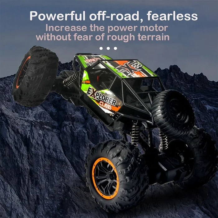 1/18 2.4ghz Radio Control Cross Country Car Toy Remote Control Truck Vehicle Toys Crawler Climbing Off-Road Rc Car for Boy Toy