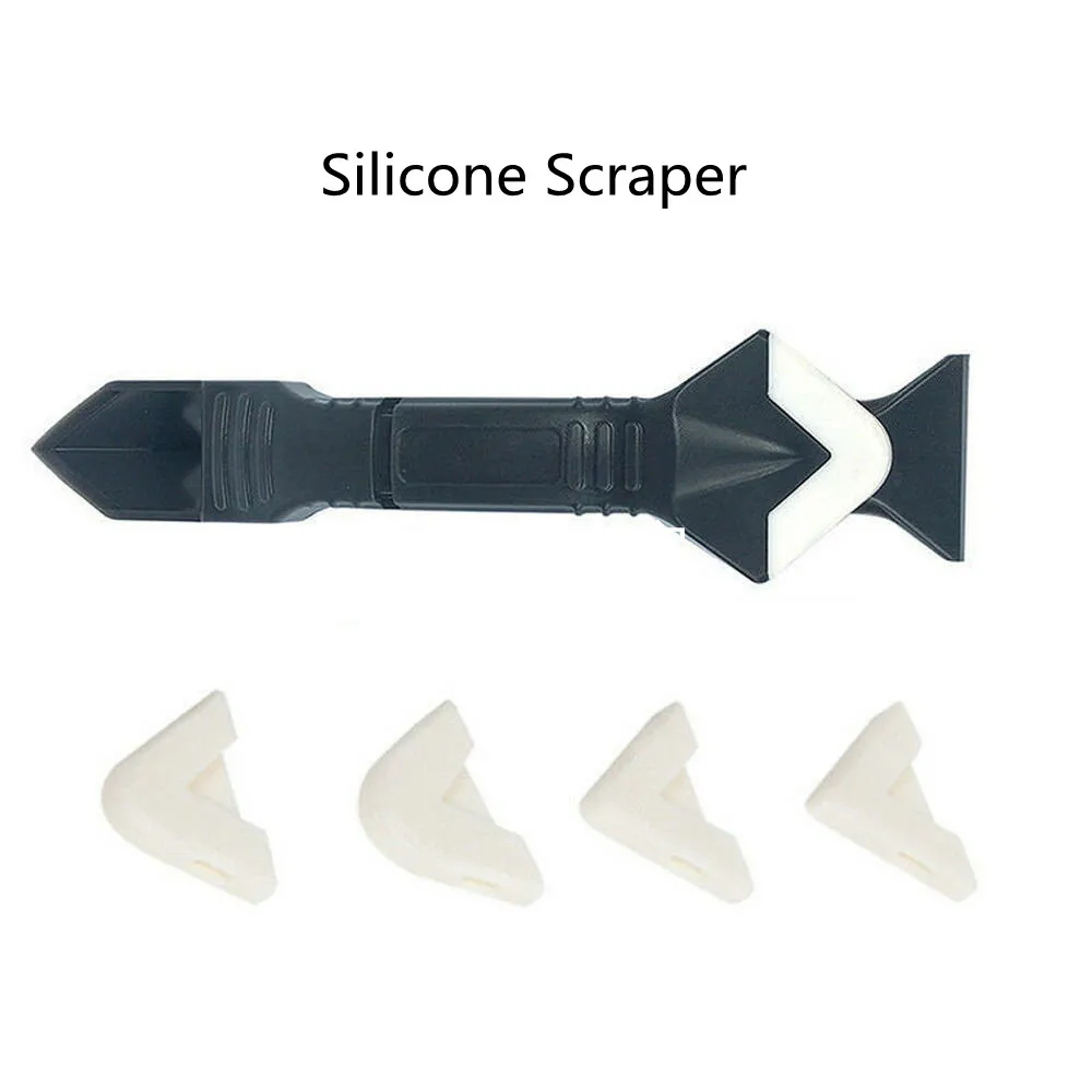 2021 New Design 3 In 1 Corner Caulking Removal Kit Angle Scraper Renovate Tool Silicone Sealant