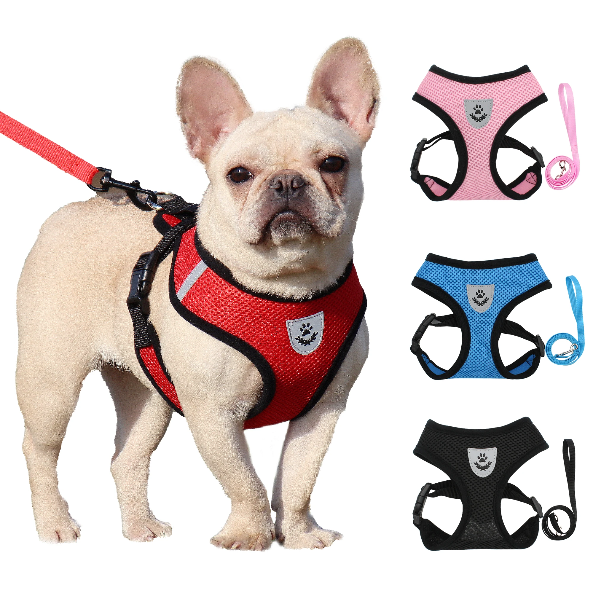 Luxury Harness For Dogs With Leash Set