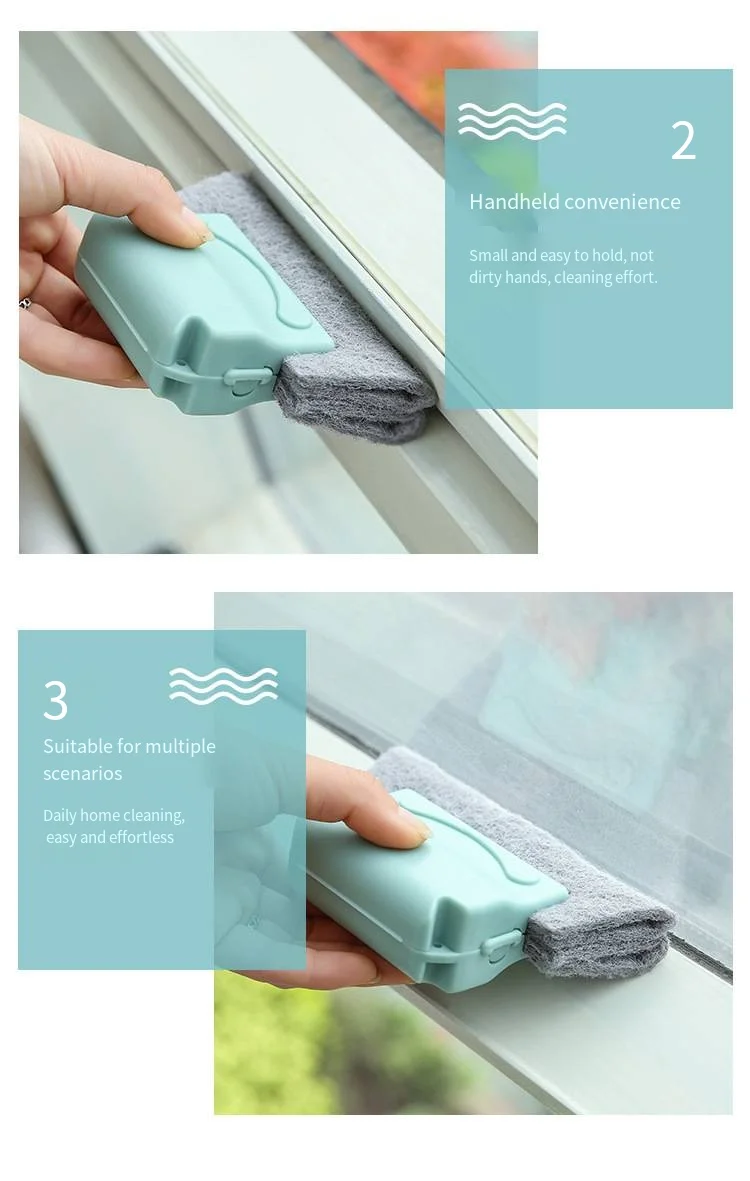 Window slot cleaning brush tool cleaning brush multi-functional universal window slot cleaning tool supplier