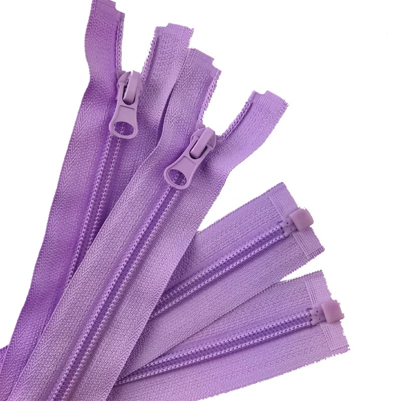 Wholesale Factory Price Custom Nylon Instant Locking Zipper Open End Cheap Nylon Zippers Yiwu Kee Kcc Hkk 5 #5 Nylon Zipper