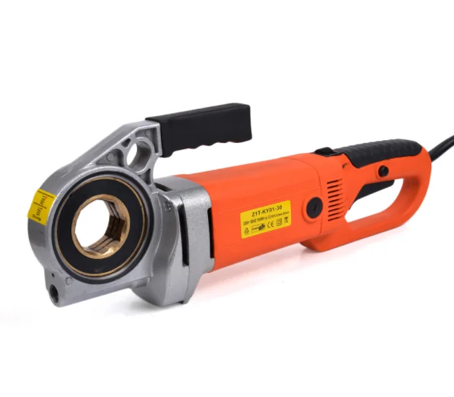 Горячая Распродажа портативная электрическая машина для нарезания труб 230 В/50 Гц используется