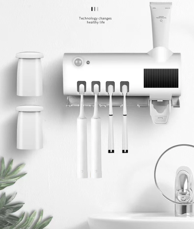 Good Quality Battery Operated Uv Ray Toothpaste Automatic Dispenser