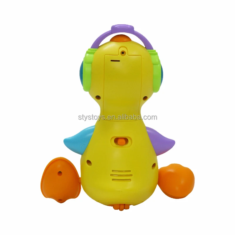 Juguete De Pato Para Tummy Time Con Música – Familia De Patos Oscilante Y Resistente, Estimulación Sensorial Para Bebés De 0 A 12 Meses
