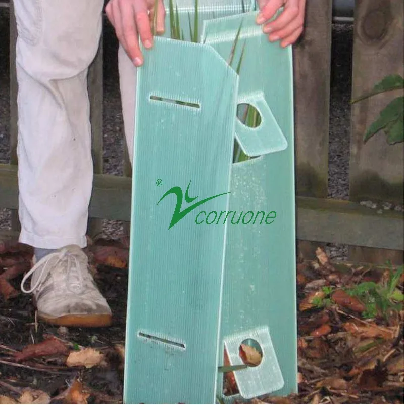 Outdoor UV Tree Protection Guard Protector PP Board Plastic Fence Seedling Trunk Frost Tubes Custom Cutting Processing Service
