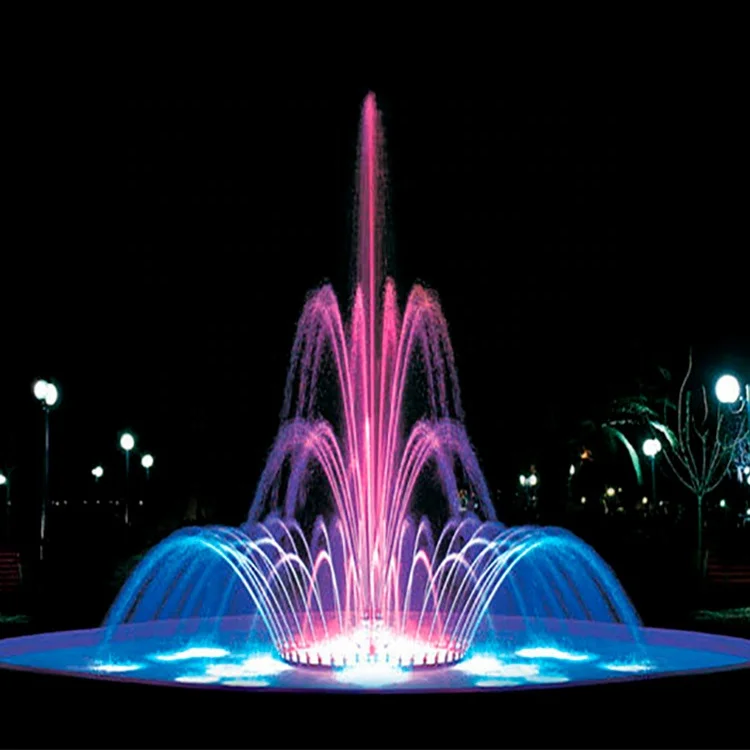 Fenlin Luxury Dancing Musical Water Feature Indoor Outdoor Modern Style Stainless Material Small Gardens Floating Pond Fountain