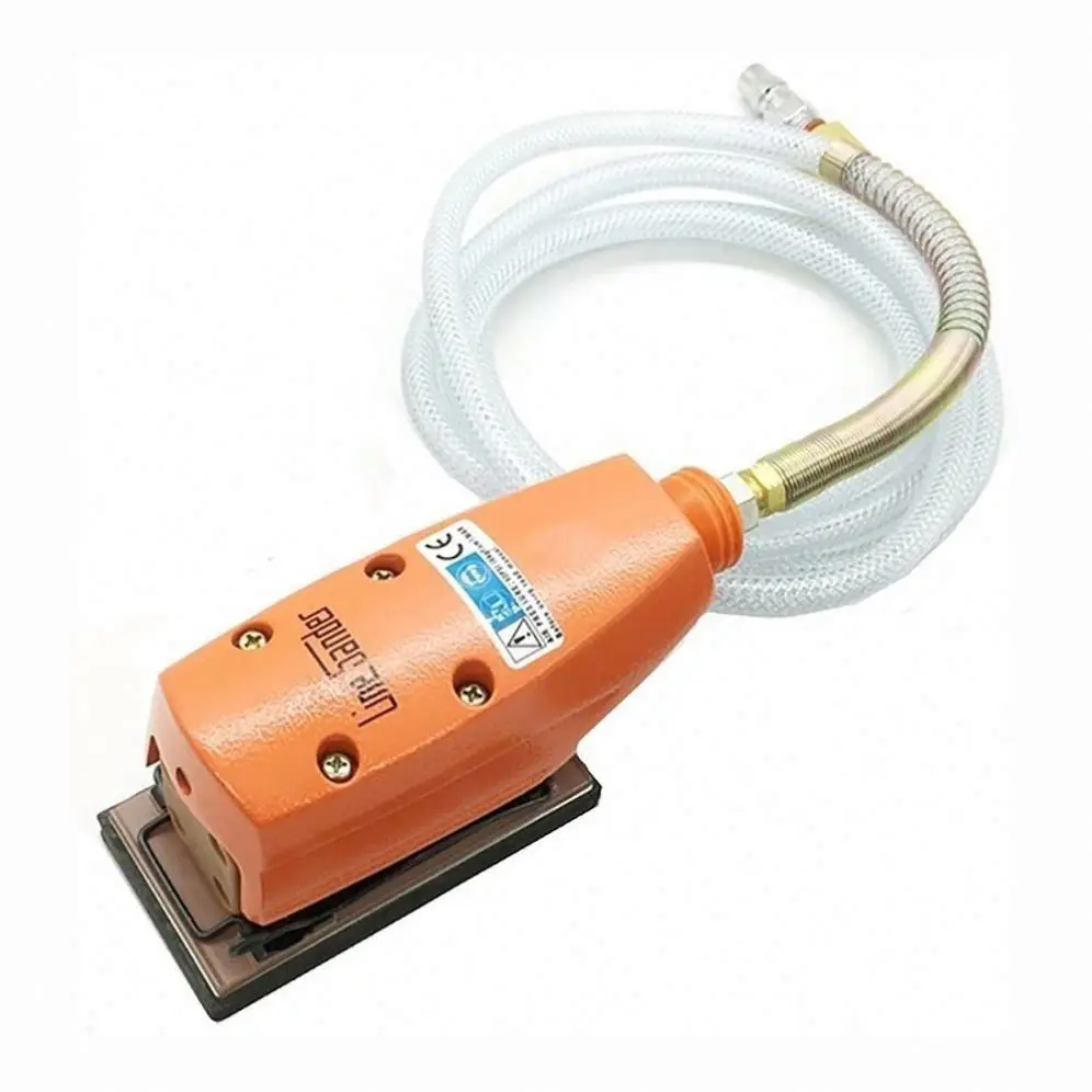 TEBAK High Quality Pneumatic Straight Line Orbital Sander - Air Track Sander for Wood Furniture Metal