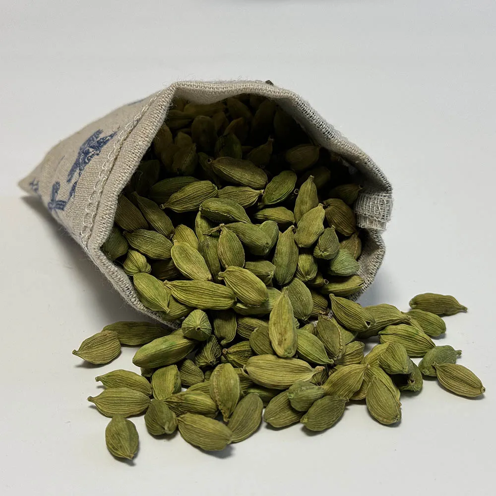 9mm Green Cardamon Spices Single Herbs Biggest Green Cardamon For Cooking Milky Tea