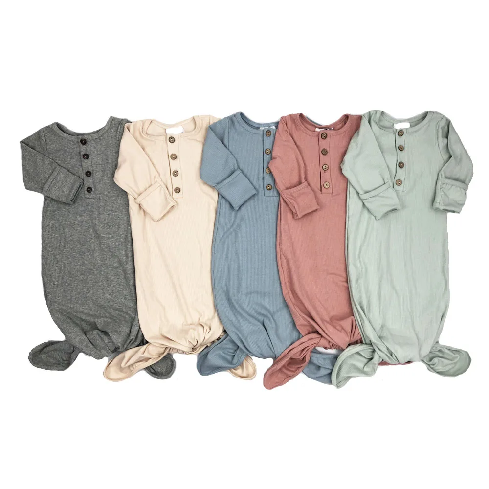 knotted sleep gown baby