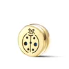 15mm gold ladybug