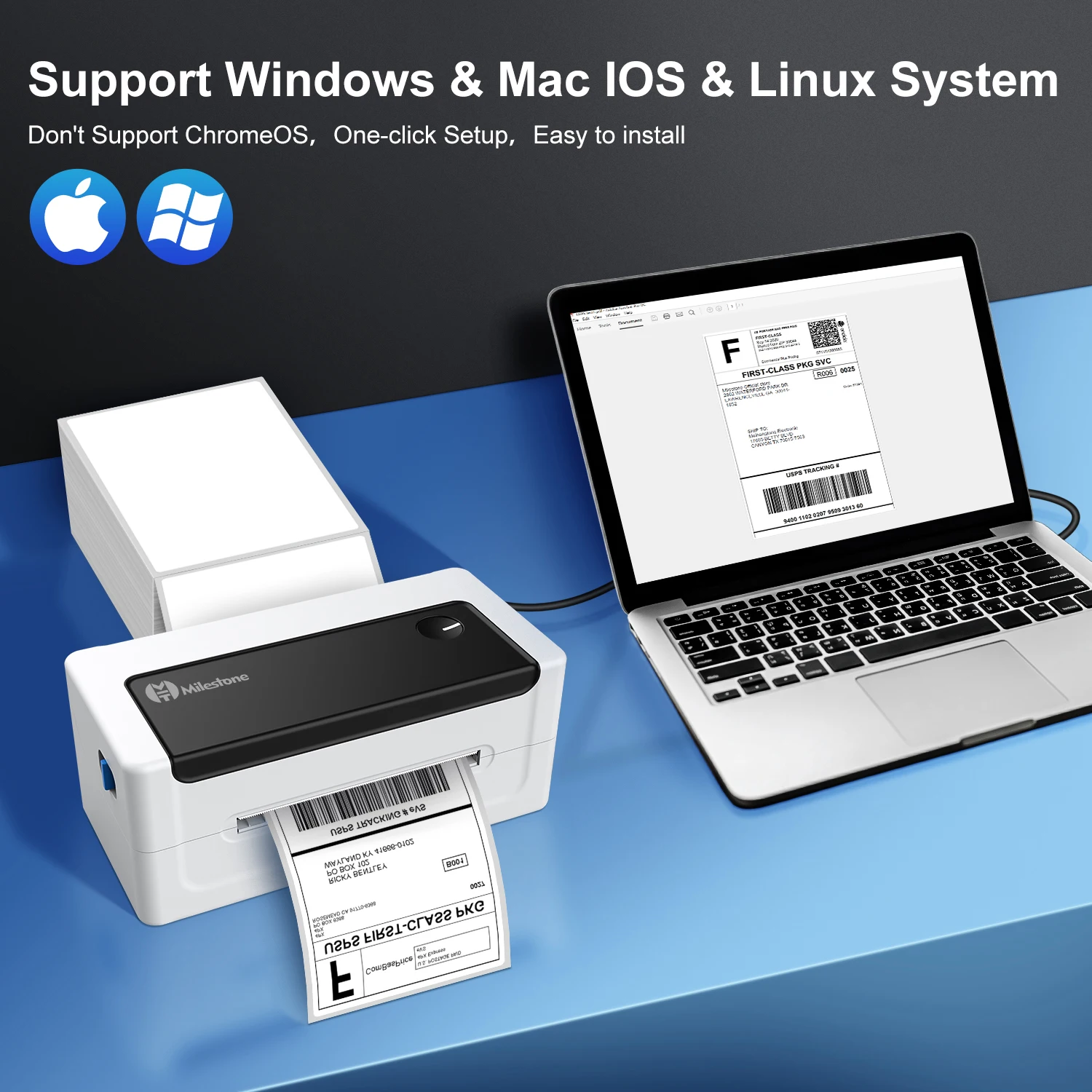 Amazon Fba Label Printer Mhtl1081 Thermal Printer 4x6 Shipping Label