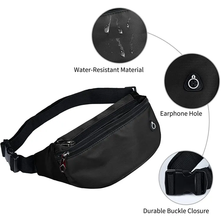 Heavy Duty Tactical Phone Fanny Packs Custom Logo Crossbody Folding ...