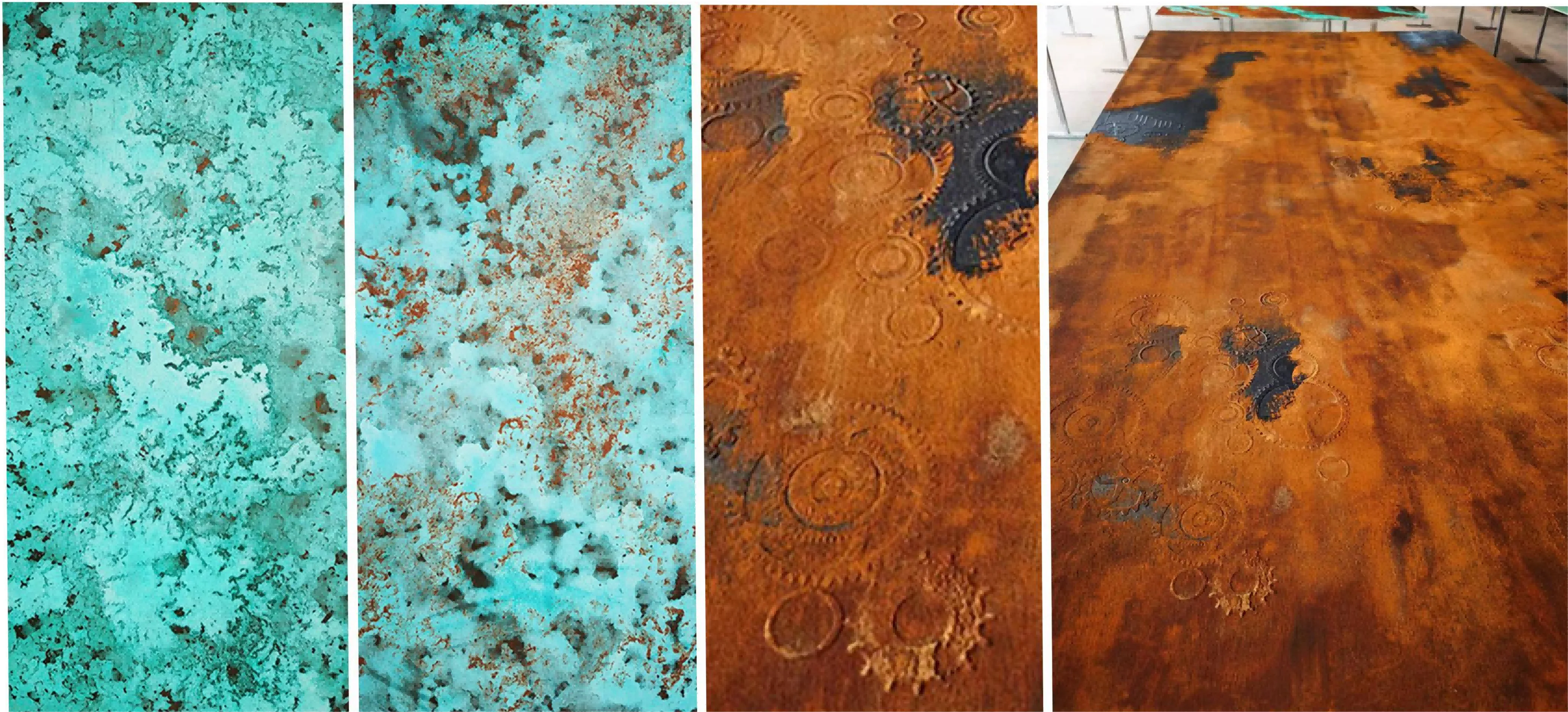 Malachite Green Vintage Charm Fastinstall Gilded Slate Wall Panels Waterproof Exterior Acid