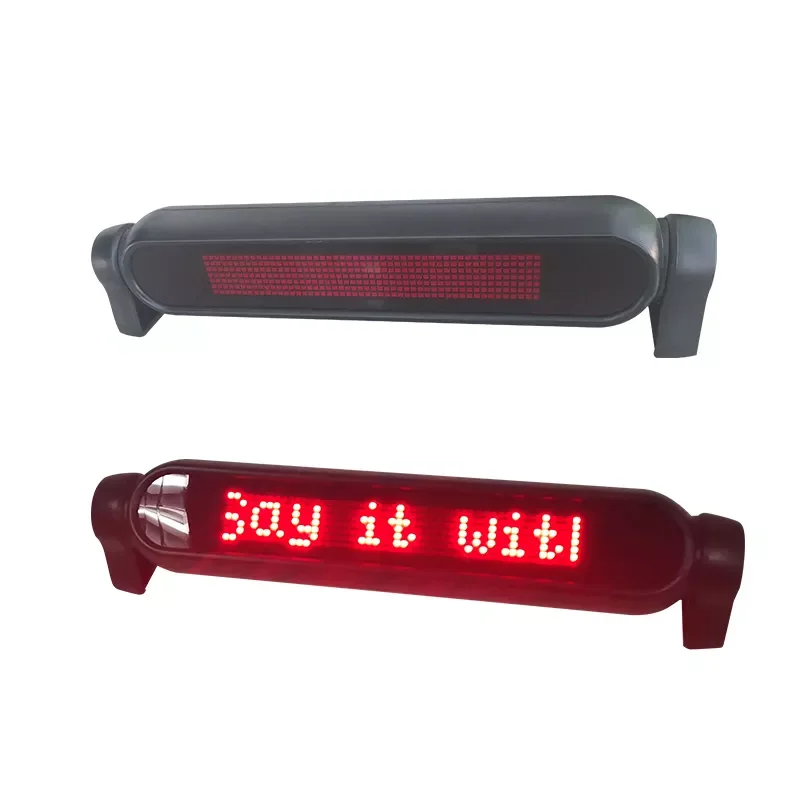 12V車の窓デジタル広告スクロールLEDサインボードデジタルLEDパネル