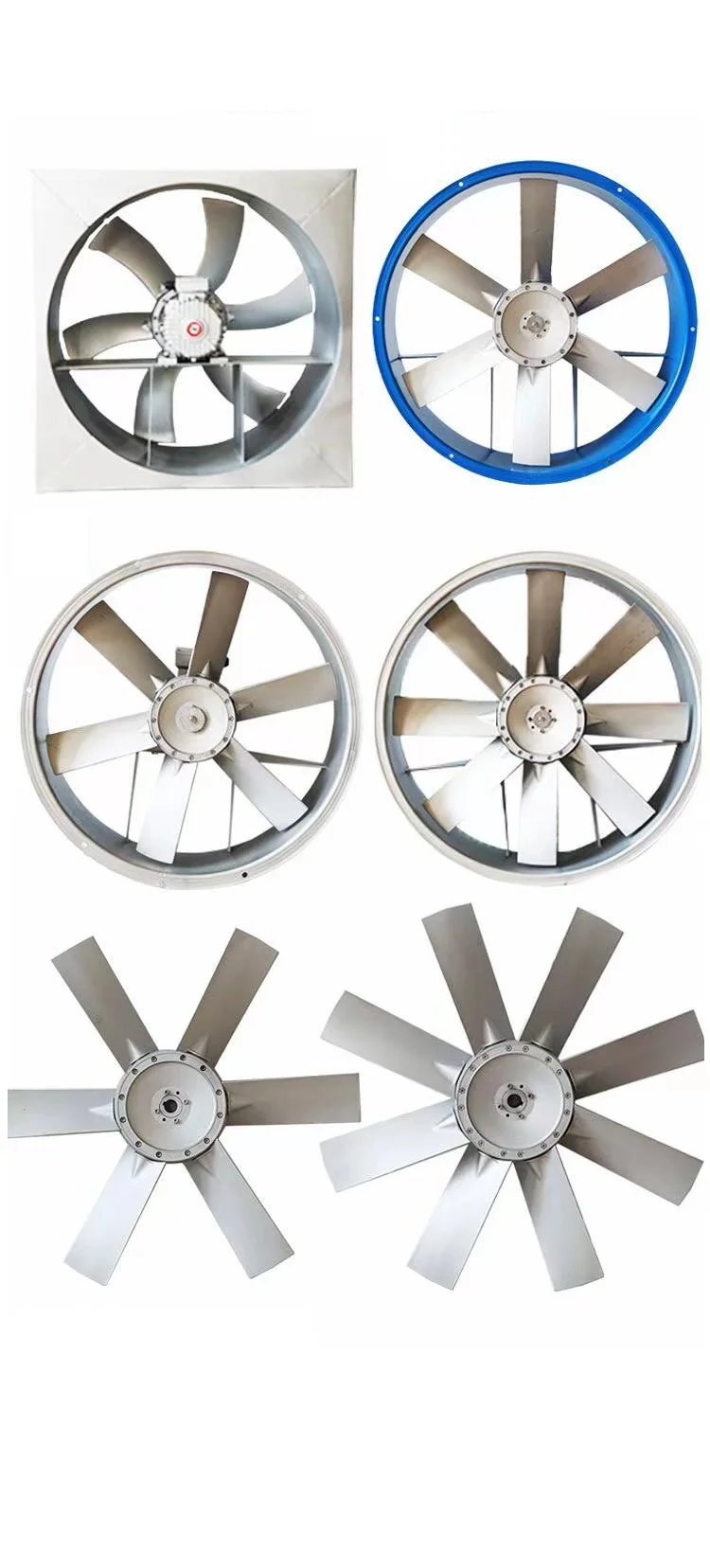 Axial Flow Fan, Aluminum, 220v, Electric - detail 6