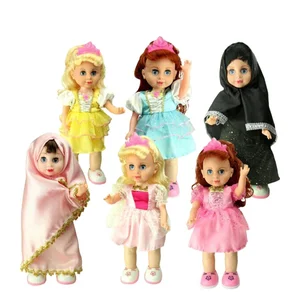 EPT Girl Plastic Fashion Intelligent Remote Control Walking Arabic Dolls Toys Muslim Arab Vinyl Islamic With Light and Music