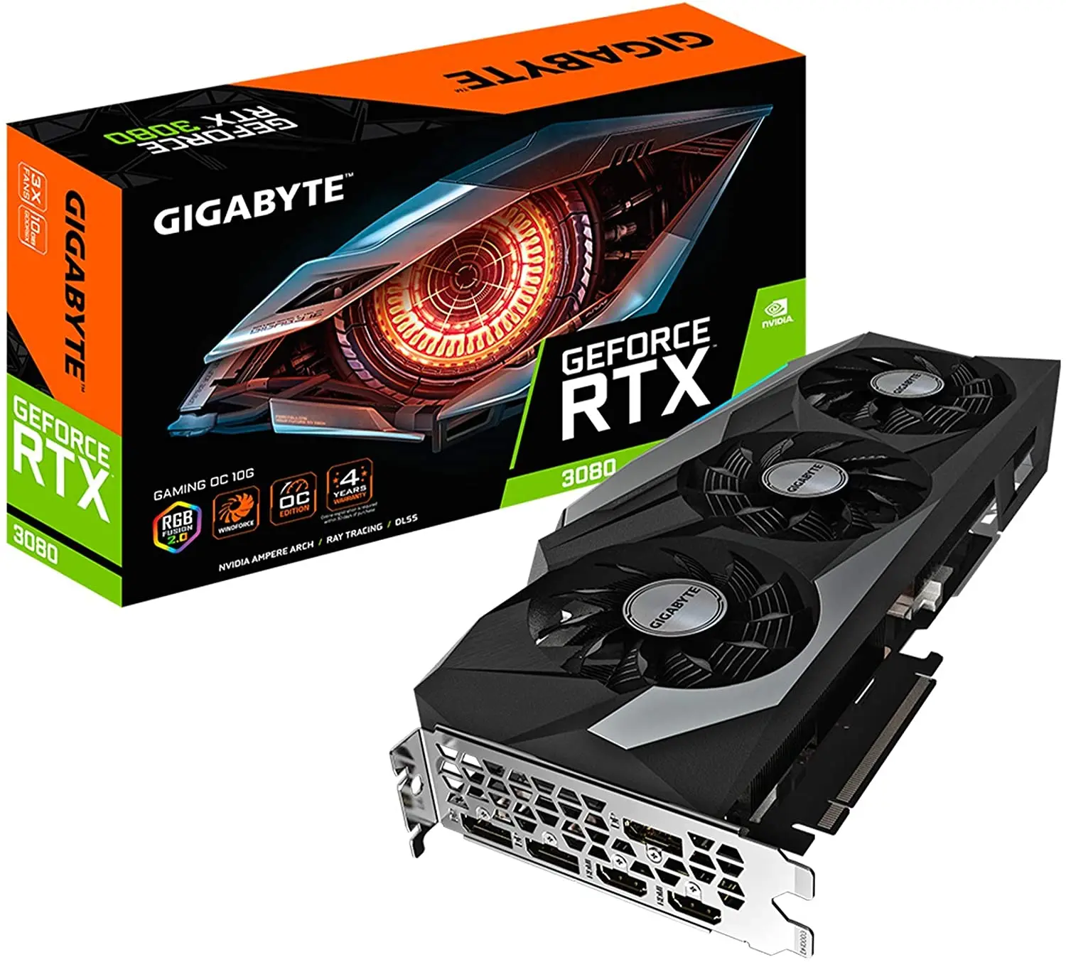 JLS FUTURE Gaming GPU RTX 3080 10GB - High Performance