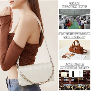 Factory Wholesale Women's Vintage Leather Shoulder Bag OEM/ODM High Quality Crossbody Bag for Lady Manufacturer Custom Logo