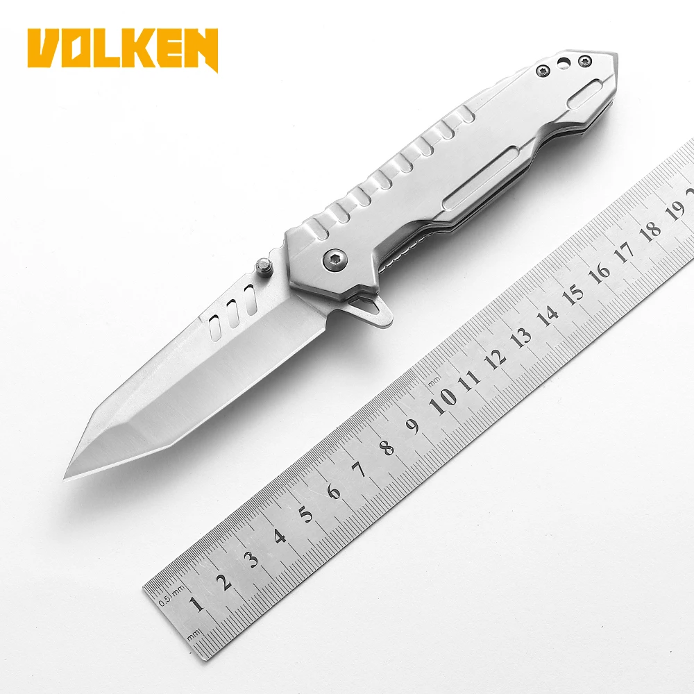 430 складной нож из нержавеющей стали для кемпинга, инструмент для выживания на открытом воздухе, износостойкий легкий Подарочный нож для выживания