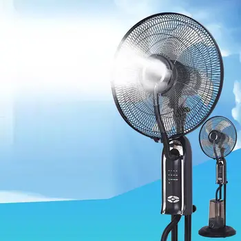 16 Inch Air Cooler Domestic Remote ventilateur Standing Fan Ultrasonic Humidifier Mist Spray Electric Fan
