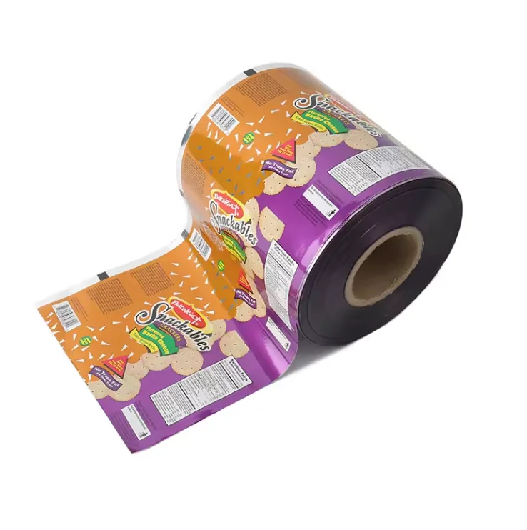 High Quality Biodegradable LDPE Printed PE Film Food Packaging Soft Material Colorful Colored Printed for Potato Chips Snacks