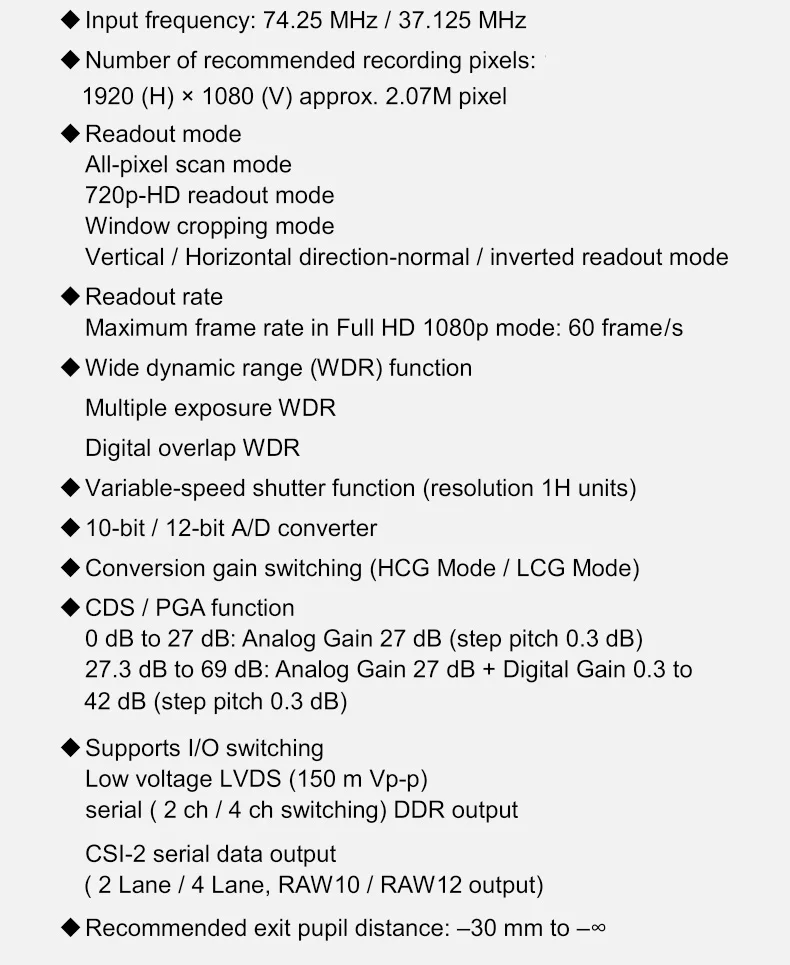 DGZX IMX327 1080P 60fps Cctv Camera Hd MIPI CSI Lvds 2MP Star Low Light Raspberry Pi Camera Module插图2