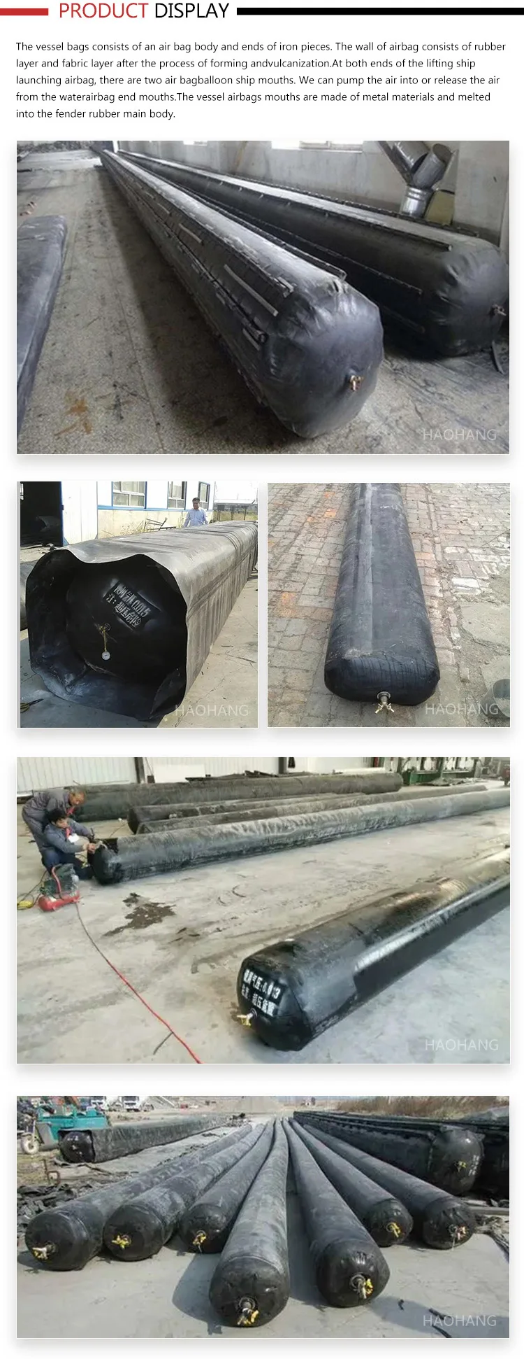 Inflated Rubber Balloons for Culvert Formwork & Bridge Construction