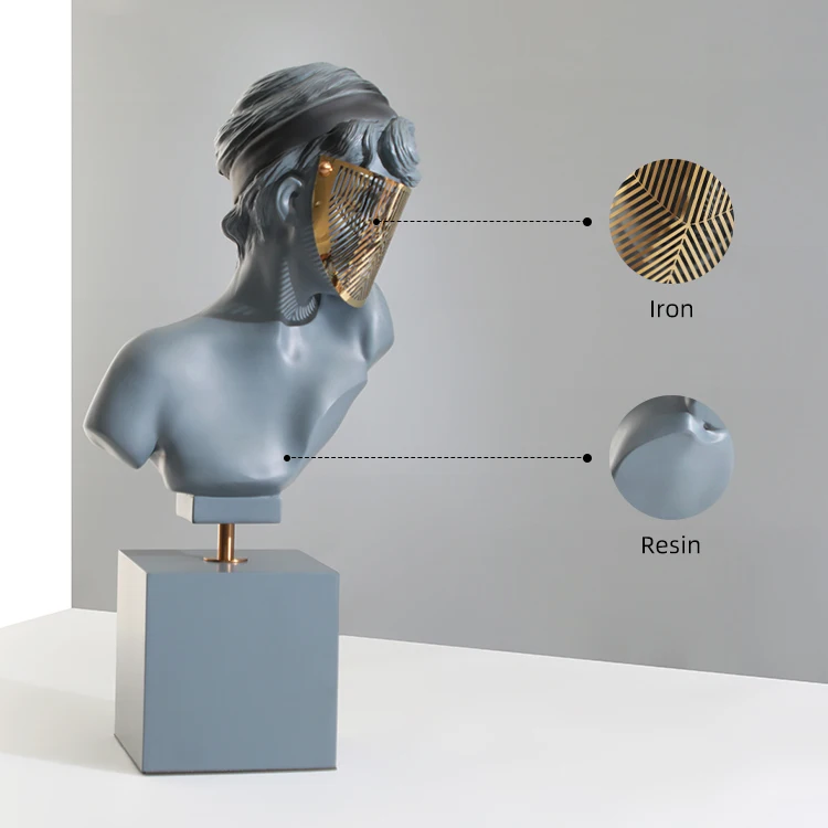 Abstract Art Sculpture Large Modern Famous Venus Head Sculpture for Hall Decoration