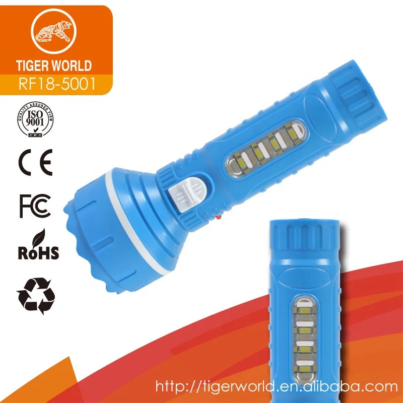 Tiger World RF18 Led Torch Light High Brightness Powerful Flashlight Light for Wholesale