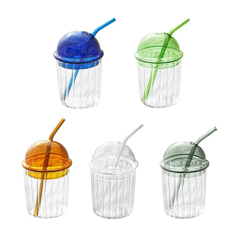 15OZ 450ml Foam EPE Packing  Customize Coffee Mugs Dessert Cups Ice Cream Cup with Straw