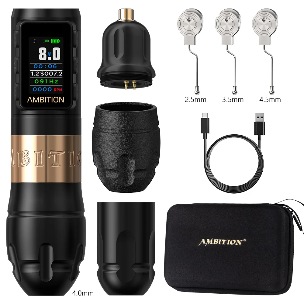 その他 Ambition vibe max tattoo machin Ambition Vibe Max Tattoo Pen Machine - Professional