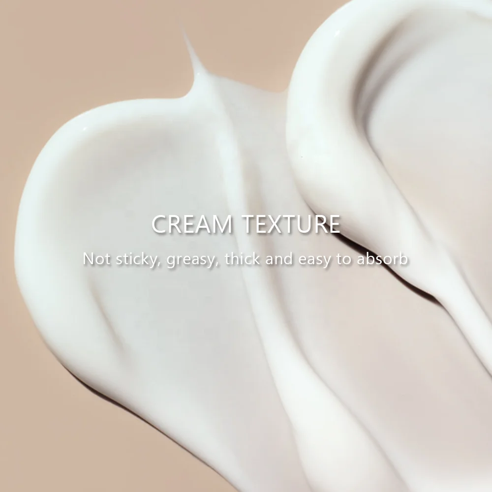 50ml Basic Gentle Formula Deep Moisturization Long-Lasting Hydration Glass Jar Face Cream Facial Moisturizer for Most Skin Types