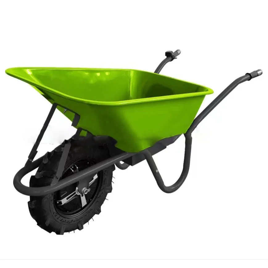 Gasoline Engine/electric Heavy Duty Wheel Barrow Motorized Power