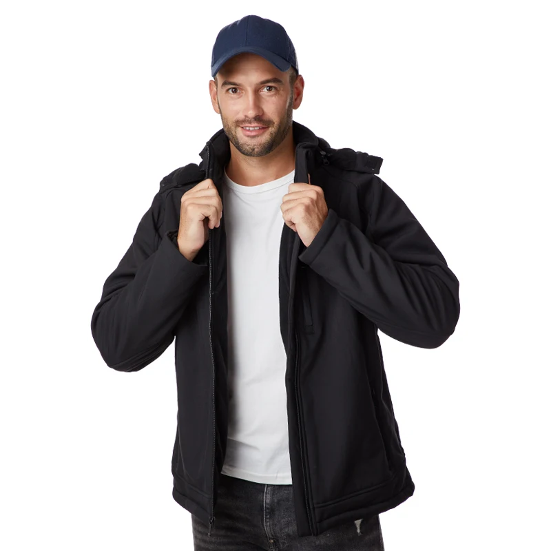 Custom Logo Self Heating Down Jacket Heated Coat for Men Women Vest With USB Heated Tactical Jacket